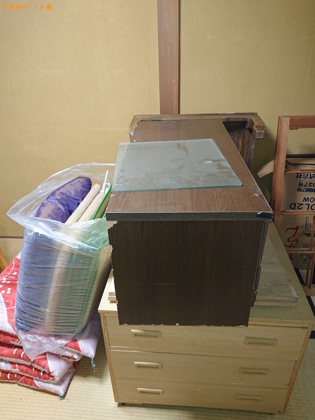 【敦賀市】冷蔵庫、タンス、テーブルなどの出張不用品回収・処分ご依頼