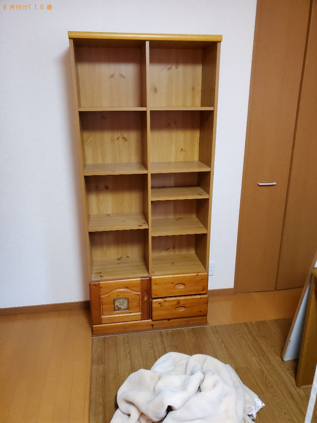 【鯖江市磯部町】学習机、本棚、本の回収・処分ご依頼　お客様の声