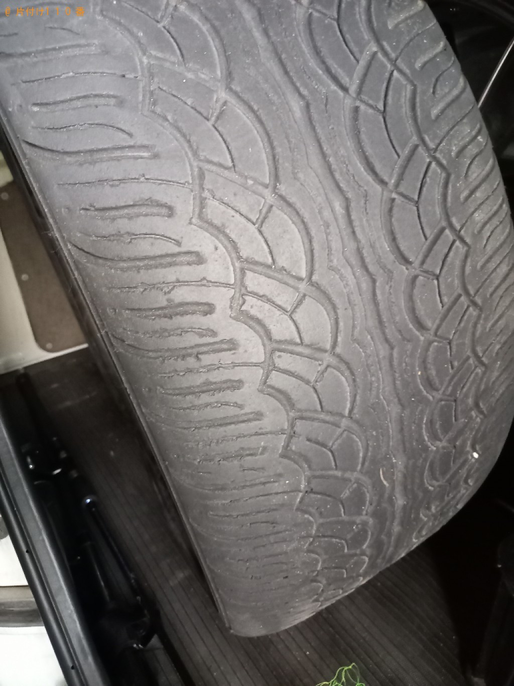 ホイール付き自動車タイヤの回収・処分ご依頼　お客様の声