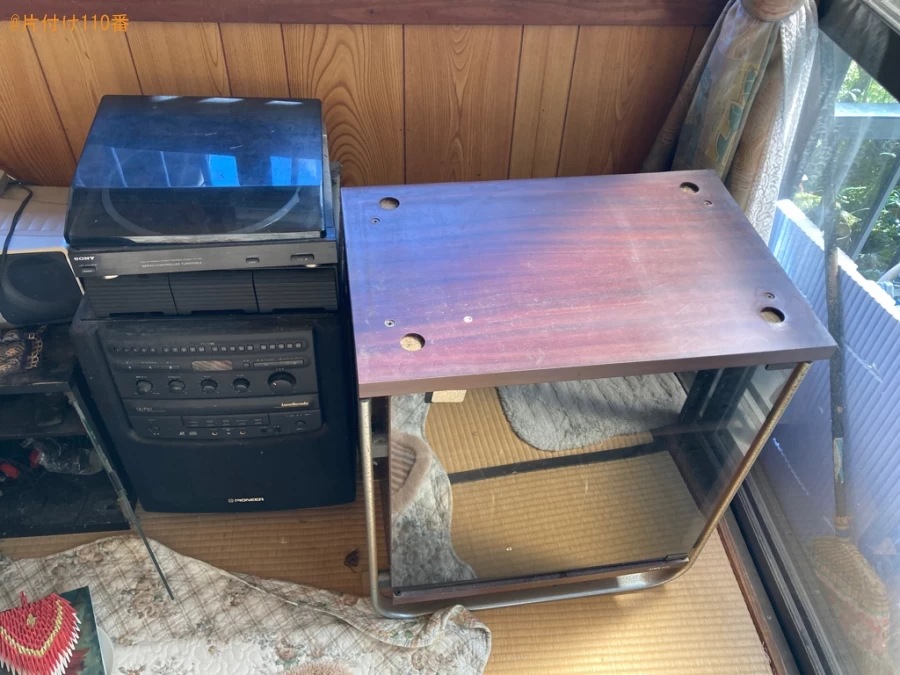 セミダブルベッド、オーディオの回収・処分ご依頼　お客様の声