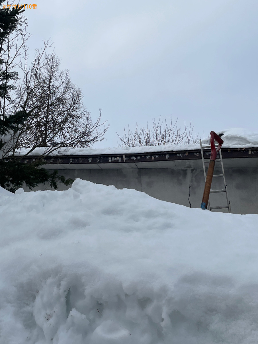 屋根の雪下ろし作業ご依頼 お客様の声