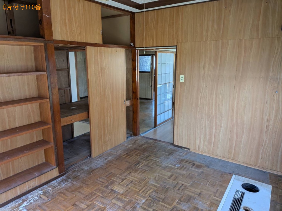 空き家に残っている家財一式の回収・処分ご依頼　お客様の声